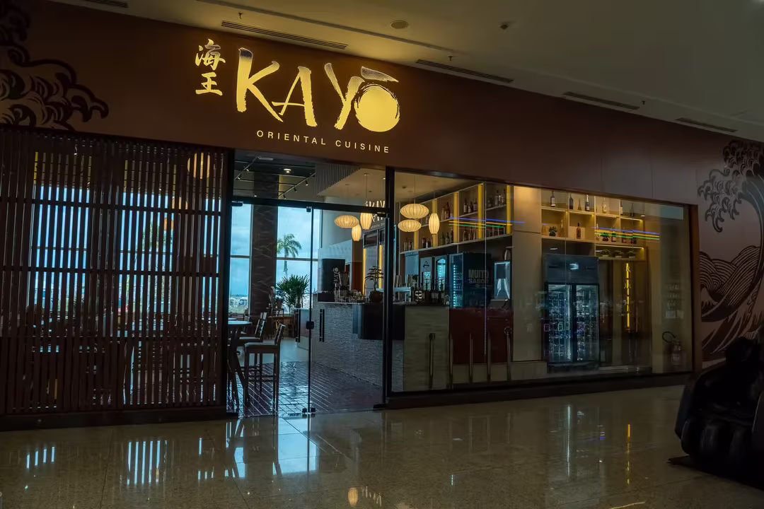 Ambiente do Kayō preparado para eventos